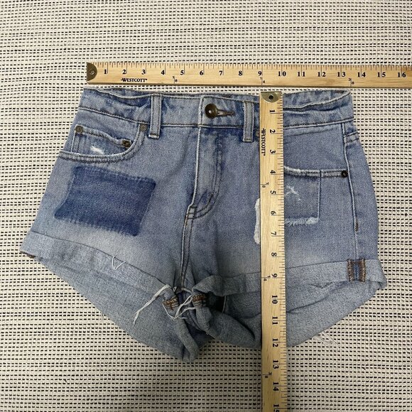 Billabong Womens Distressed Denim Shorts Size 25 - Picture 5 of 5
